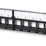Qoltec Patch Panel για Rack 1U 19" 24 Θυρών Γκρι 54516