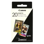 Canon ZP-2030 Φωτογραφικό Χαρτί Instant 5x7.6 για Εκτυπωτές Zink 20 Φύλλα 3214C002