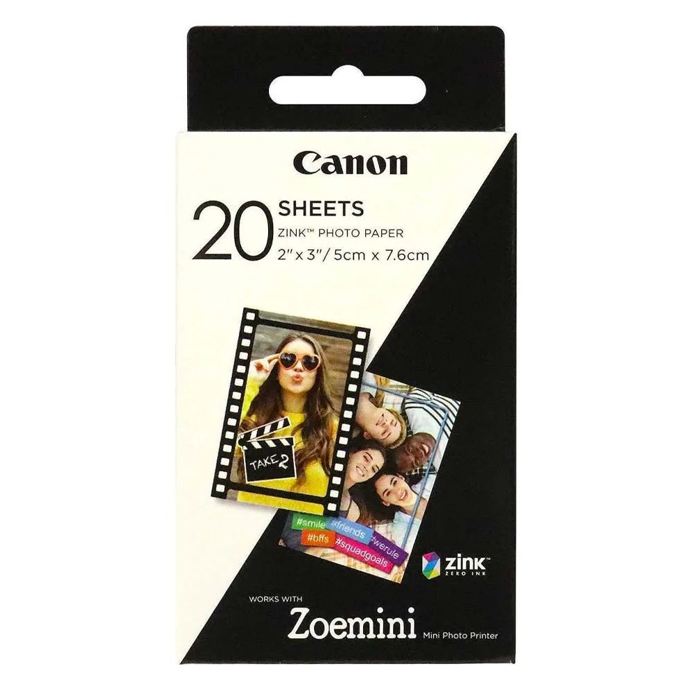 20251119173121_6a363854 Canon ZP-2030 Φωτογραφικό Χαρτί Instant 5x7.6 για Εκτυπωτές Zink 20 Φύλλα 3214C002 - Image 1