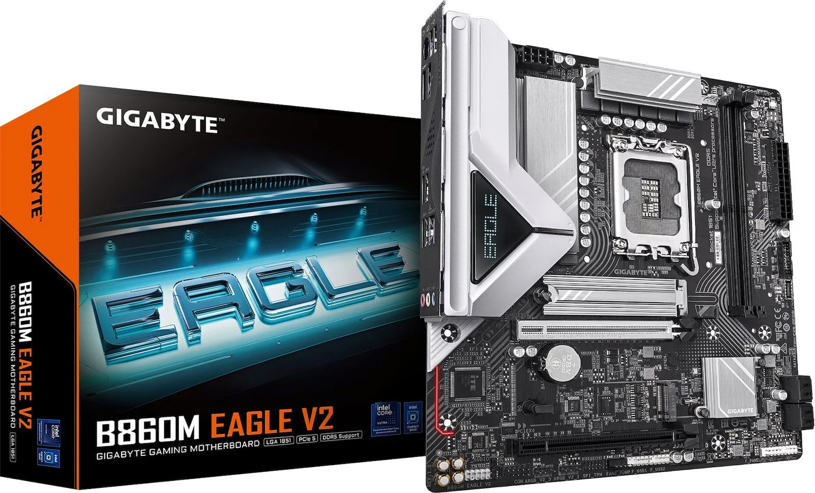 Gigabyte B860M EAGLE V2 Motherboard Micro ATX με Intel 1851 Socket - Image 1
