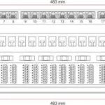 A-LAN Patch Panel για Rack 0.5U 19" 24 Θυρών PK031
