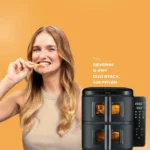 Severin S-fry Duo Stack Air Fryer με Διπλό Αποσπώμενο Κάδο 11lt Μαύρο