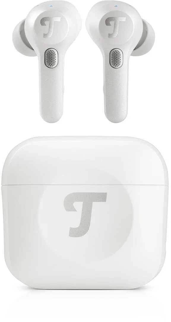 Teufel Airy TWS Pro In-ear Bluetooth Handsfree Ακουστικά με Αντοχή στον Ιδρώτα και Θήκη Φόρτισης Λευκά - Image 1