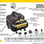 Stanley Τρόμπα Αυτοκινήτου με Καλώδιο Αναπτήρα 12V 321877