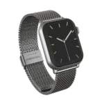 Burga Λουράκι Ανοξείδωτο Ατσάλι Ασημί (Apple Watch 4/5/6/7/8/9/10/11 - SE (1/2/3))