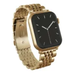 Burga Λουράκι Ανοξείδωτο Ατσάλι Χρυσό (Apple Watch 4/5/6/7/8/9/10/11, SE (1/2/3))