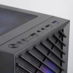 Mars Gaming MCVORTEX Mini Tower Κουτί Υπολογιστή με Πλαϊνό Παράθυρο και RGB Φωτισμό Μαύρο