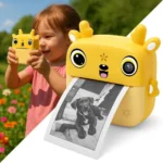 Media-Tech Snapi Παιδική Φωτογραφική Μηχανή 8MP με Θερμική Εκτύπωση Κίτρινη