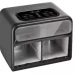 Amica Air Fryer με Διπλό Αποσπώμενο Κάδο 8lt Μαύρο 1367586