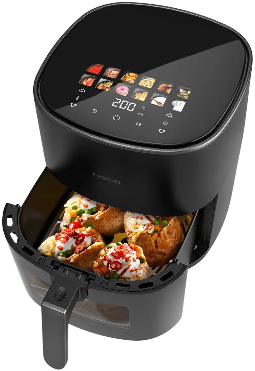 20251126173525_f2f28502 Cecotec 6500 Air Fryer με Διπλό Αποσπώμενο Κάδο 6.5lt Μαύρο - Image 1