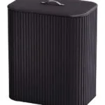 Joseph Joseph Tota Luxe Καλάθι Απλύτων 2 Θέσεων Μπαμπού Μαύρο 90 Lt