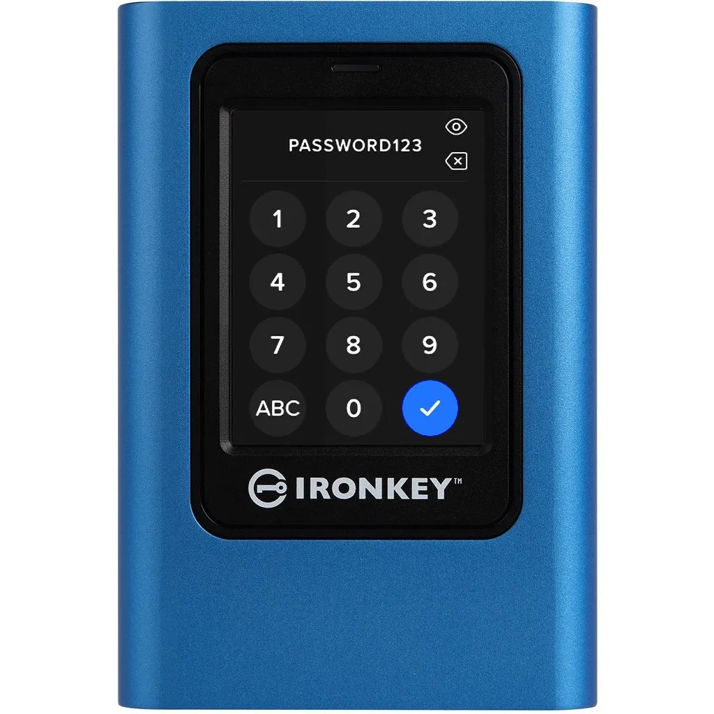 20251201113636_kingston_ironkey_vault_privacy_80_usb_3_2_exoterikos_ssd_7_7tb_2_5_mple Kingston IronKey Vault Privacy 80 USB 3.2 Εξωτερικός SSD 7.7TB 2.5" Μπλε - Image 1