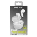 SBS Music Hero In-ear Bluetooth Handsfree Ακουστικά Λευκά