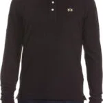 La Martina Polo Μπλούζα Μακρυμάνικη Black CCMP04-09999