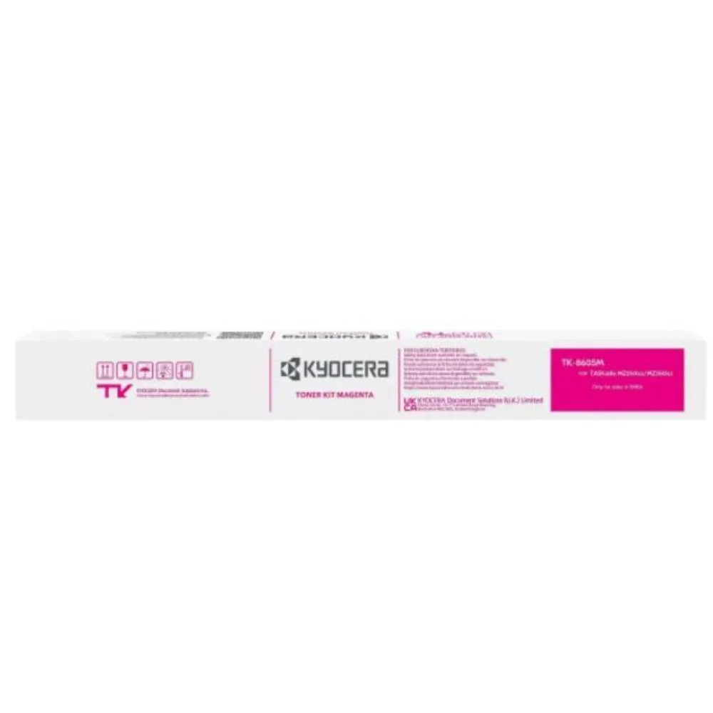 Kyocera TK-8605 Γνήσιο Toner Laser Εκτυπωτή Ματζέντα 20000 Σελίδων 1T0C2MBNL1 - Image 1