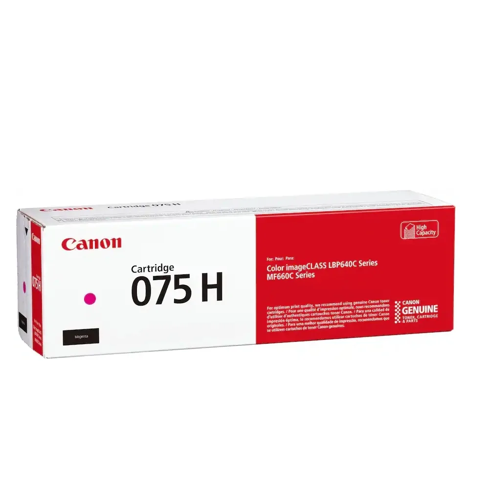 Canon 075 H Γνήσιο Toner Laser Εκτυπωτή Ματζέντα 2500 Σελίδων 6367C002 - Image 1