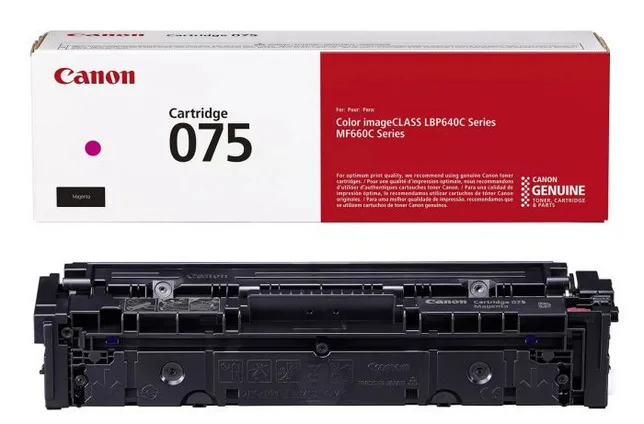 Canon 075 Γνήσιο Toner Laser Εκτυπωτή Ματζέντα 1300 Σελίδων 6363C002 - Image 1