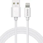 Savio USB-A to Lightning Cable Λευκό 2m