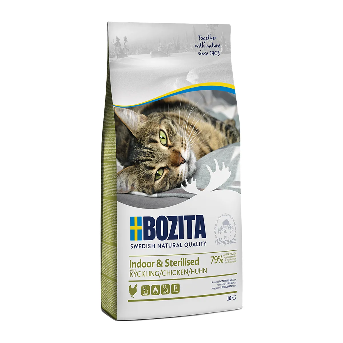 Bozita Indoor & Sterilised Ξηρά Τροφή για Στειρωμένες Γάτες με Κοτόπουλο 10kg - Image 1