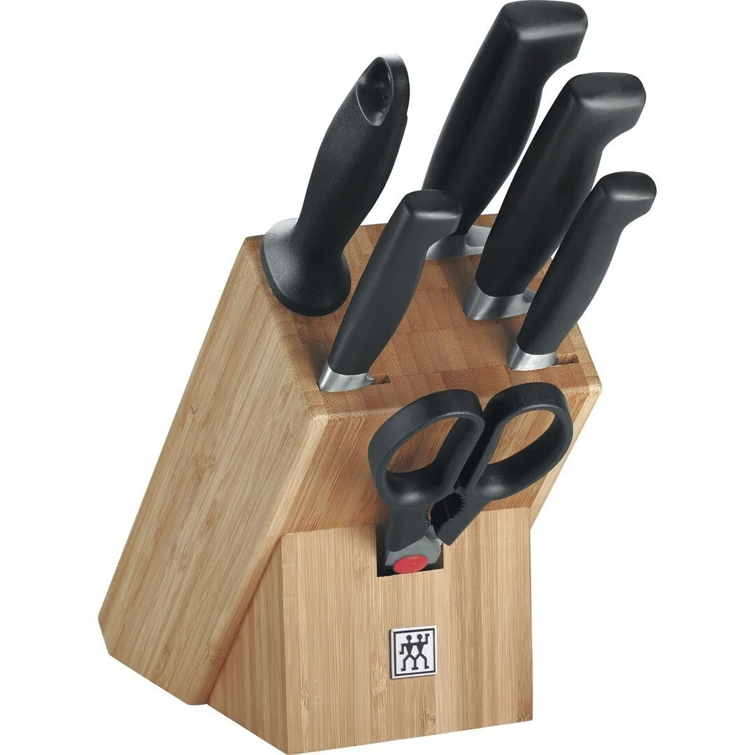 Zwilling J.A. Henckels Four Star Σετ Μαχαίρια με Βάση από Ανοξείδωτο Ατσάλι 35068-002 4τμχ - Image 1