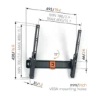 Vogel's TILT S 1413 Βάση Τηλεόρασης Τοίχου έως 65" και 25kg