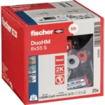 fischer Ούπα Πλαστικό 6x55mm 25τμχ 572925