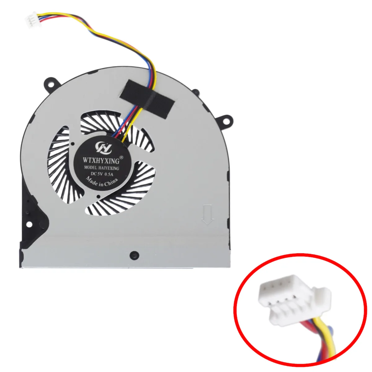 Ανεμιστηράκι Laptop Gpu Cooling Fan Asus Rog Strix Gl502vm Tuf Fx502vm Fx502vd Fx502ve Fx60v Fx60vm Zx60v Zx60vm S5vs S5vm Ef75070ss1-c481-s9a 13n1-0sp0201 13nb00r0p02011 13nb0dr0p02011 Thin 0.8cm 4pin Κωδ.81605 - Image 1
