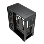 Modecom Volcano Stellar Plus ARGB 8F Midi Tower Κουτί Υπολογιστή με Πλαϊνό Παράθυρο Μαύρο