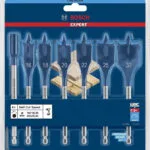 Bosch Σετ 7 Τρυπάνια Φτερού με Εξάγωνο Στέλεχος για Ξύλο 2608900334