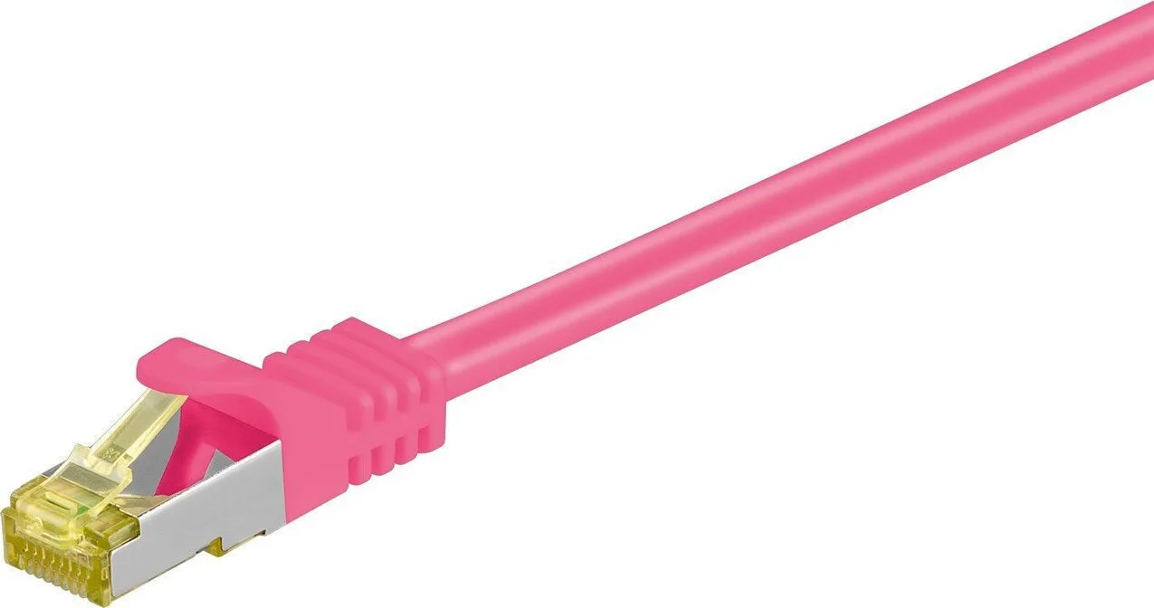 Goobay S/FTP Cat.7 Καλώδιο Δικτύου Ethernet 0.5m Ροζ 1τμχ 91578 - Image 1