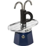 Bialetti Set Mini Express Μπρίκι Espresso Μπλε 0005349