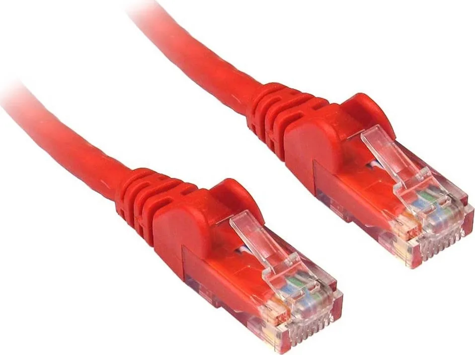 20251212092531_f8c5e1d4 U/UTP Cat.5e Καλώδιο Δικτύου Ethernet 0.25m Κόκκινο 10τμχ PCU5-20CC-0025-R - Image 1