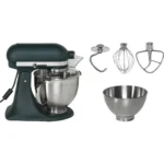 Kitchenaid Artisan KSM185PSEPP Κουζινομηχανή 300W με Ανοξείδωτο Κάδο 4.8lt