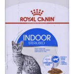 Royal Canin Indoor Υγρή Τροφή για Ενήλικες Γάτες σε Φακελάκι με Κρέας και Πουλερικά 12x85gr