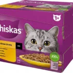Whiskas Υγρή Τροφή για Γάτες με Κοτόπουλο, Πάπια, Πουλερικά και Γαλοπούλα 24x85gr
