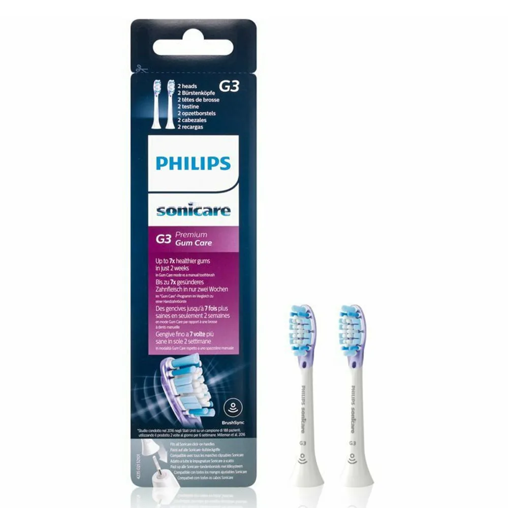 Philips Sonicare G3 Premium Gum Care Ανταλλακτικές Κεφαλές για Ηλεκτρική Οδοντόβουρτσα HX9052/17 2τμχ - Image 1