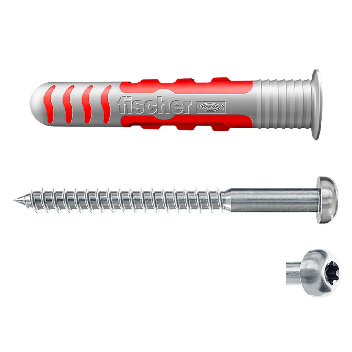 fischer Βίδα Torx Inox με Διάμετρο M6 και Μήκος 38mm 50τμχ 557727 - Image 1