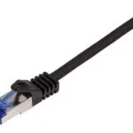 LogiLink S/FTP Cat.6a Καλώδιο Δικτύου Ethernet 0.25m Μαύρο 1τμχ C6A013S