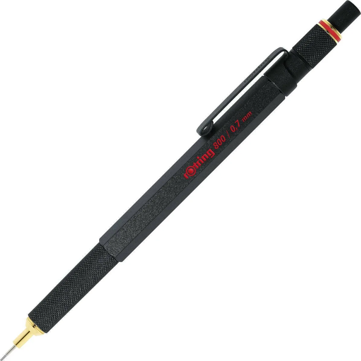 20251219171750_rotring_800_michaniko_molyvi_schediou_metalliko_0_7mm_me_goma_1tmch_mayro_1904446 Rotring 800 Μηχανικό Μολύβι Σχεδίου Μεταλλικό 0.7mm με Γόμα 1τμχ Μαύρο 1904446 - Image 1