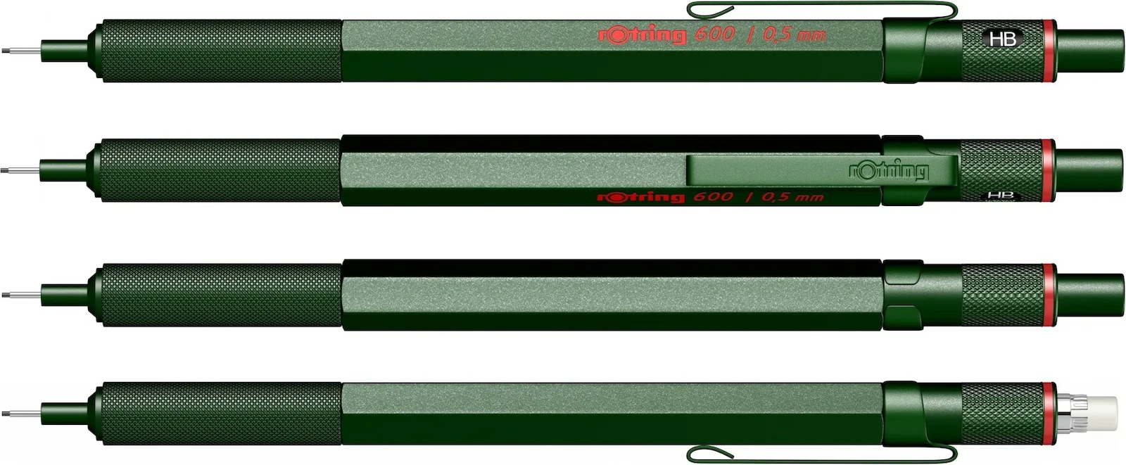 20251219175236_rotring_600_green_mechanical_pencil_0_5mm_3026981142680 Rotring 600 Green Mechanical Pencil 0,5mm 3026981142680 - Image 1