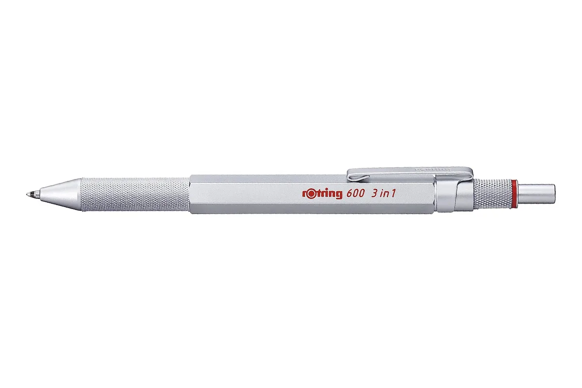 20251219181704_rotring_600_3in1_stylo_ballpoint_asimi_me_mple_melani_2164109 Rotring 600 3in1 Στυλό Ballpoint Ασημί με Μπλε Μελάνι 2164109 - Image 1