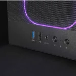 Tacens MARS MC-NEBULA Midi Tower Κουτί Υπολογιστή με Πλαϊνό Παράθυρο και ARGB Φωτισμό Μαύρο