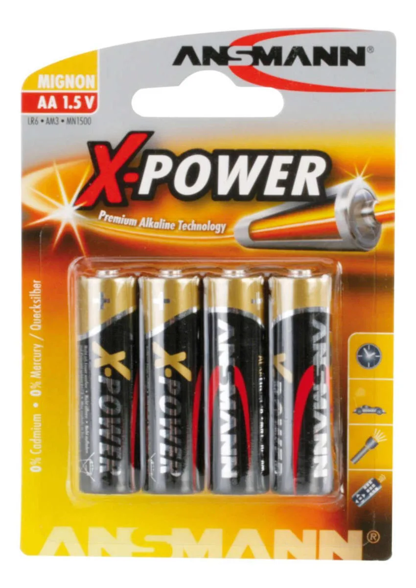 20251223141613_23ce3e7f Ansmann X-Power Αλκαλικές Μπαταρίες AA 1.5V 4τμχ 5015663 - Image 1