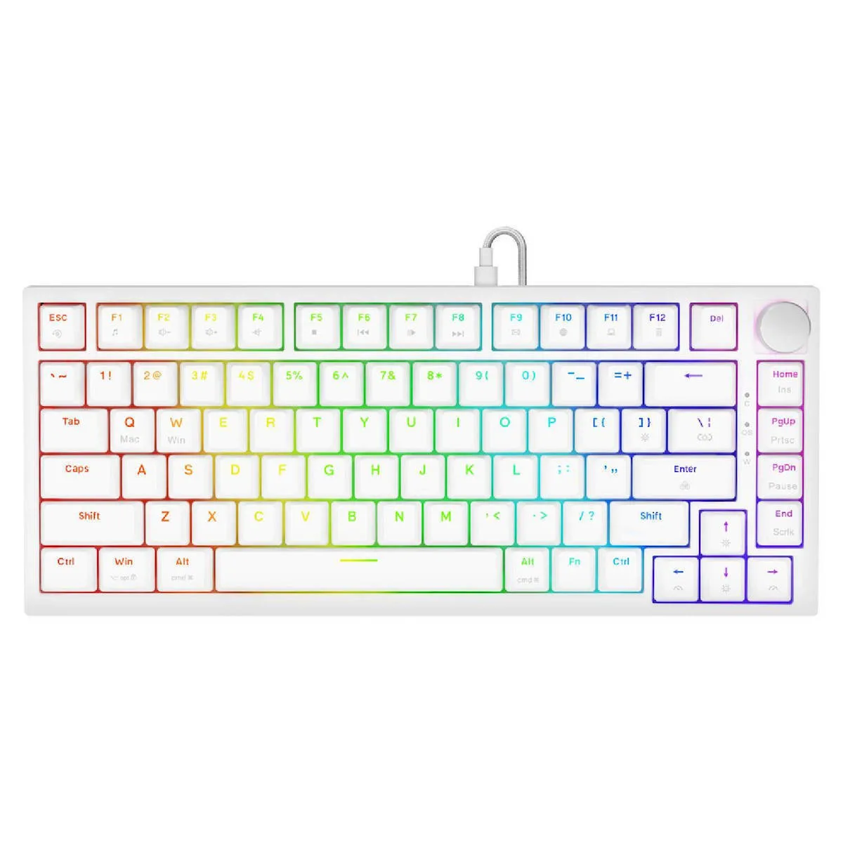 20251224164105_8d8ba17e Savio Astral Gaming Πληκτρολόγιο με RGB φωτισμό (Αγγλικό US) Λευκό - Image 1