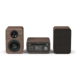 Pure Ηχοσύστημα 2.0 Classic Stereo Mini με CD Player και Bluetooth Καφέ