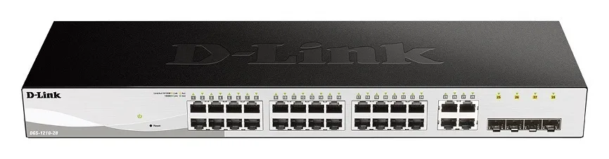 20251229161526_dgs_1210_28_managed_l2_switch_me_24_thyres_gigabit_1gbps_ethernet_kai_4_sfp_thyres DGS-1210-28 Managed L2 Switch με 24 Θύρες Gigabit (1Gbps) Ethernet και 4 SFP Θύρες - Image 1