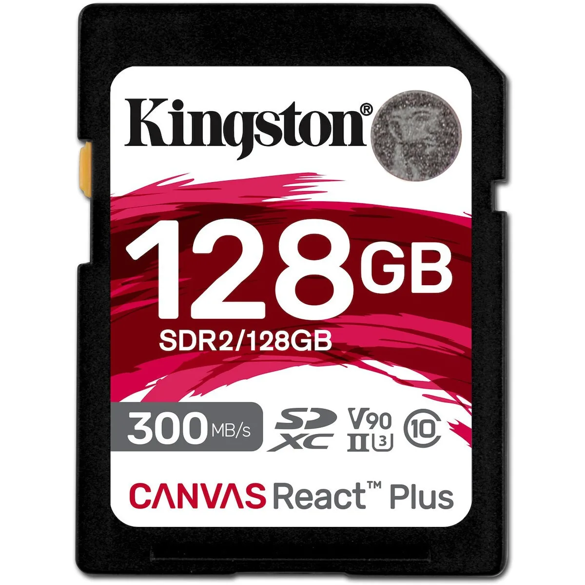 Kingston Canvas React Plus SDXC 128GB Class 10 U3 V90 UHS-II - Image 1