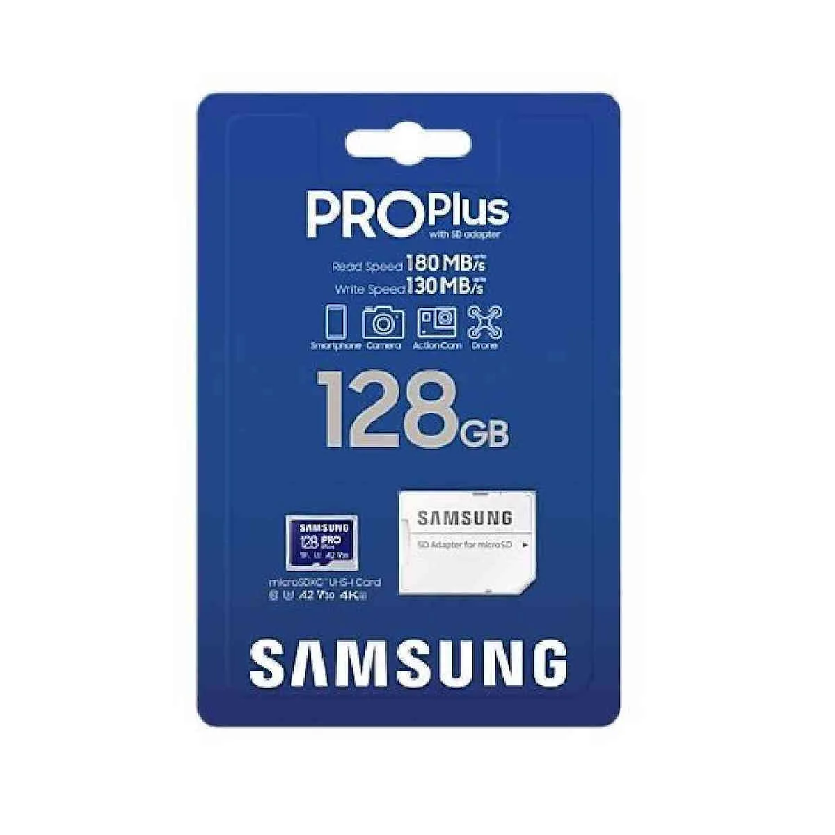 20260102140217_samsung_pro_plus_2023_microsdxc_128gb_u3_v30_a2_uhs_i_me_antaptora Samsung Pro Plus (2023) microSDXC 128GB U3 V30 A2 UHS-I με αντάπτορα - Image 1
