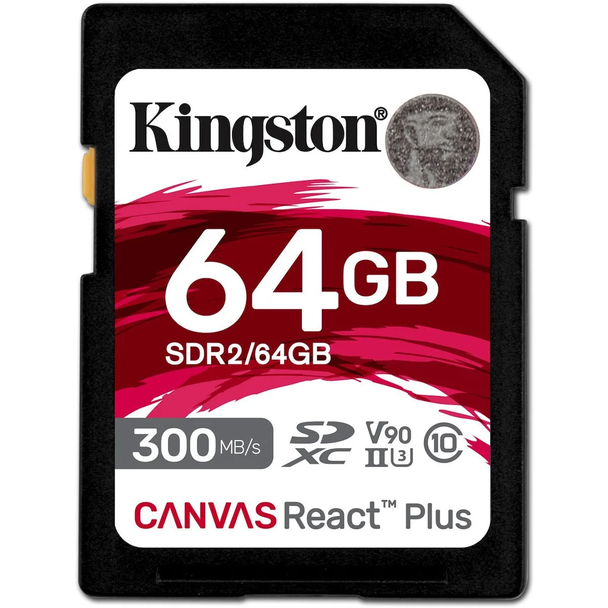 Kingston Canvas React Plus SDXC 64GB Class 10 U3 V90 UHS-II - Image 1