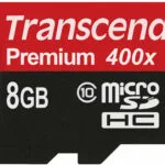 Transcend microSDHC 8GB Class 10 U1 UHS-I